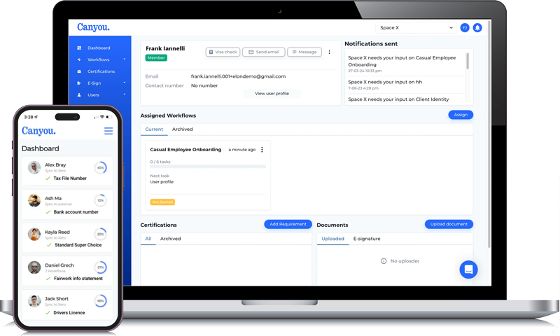 Streamline your employee onboarding with Canyou