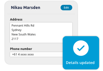 Update Personal Details Securely